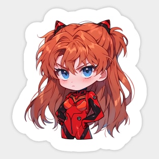 chibi asuka Sticker